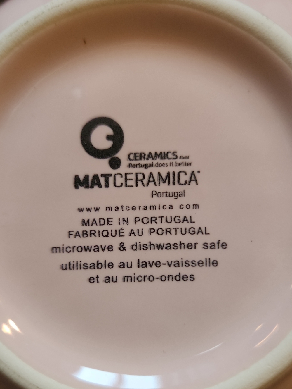 New Matceramica Pink Ceramic 6 1/2" Cereal Bowls Set Of 2 - Picture 5 of 5